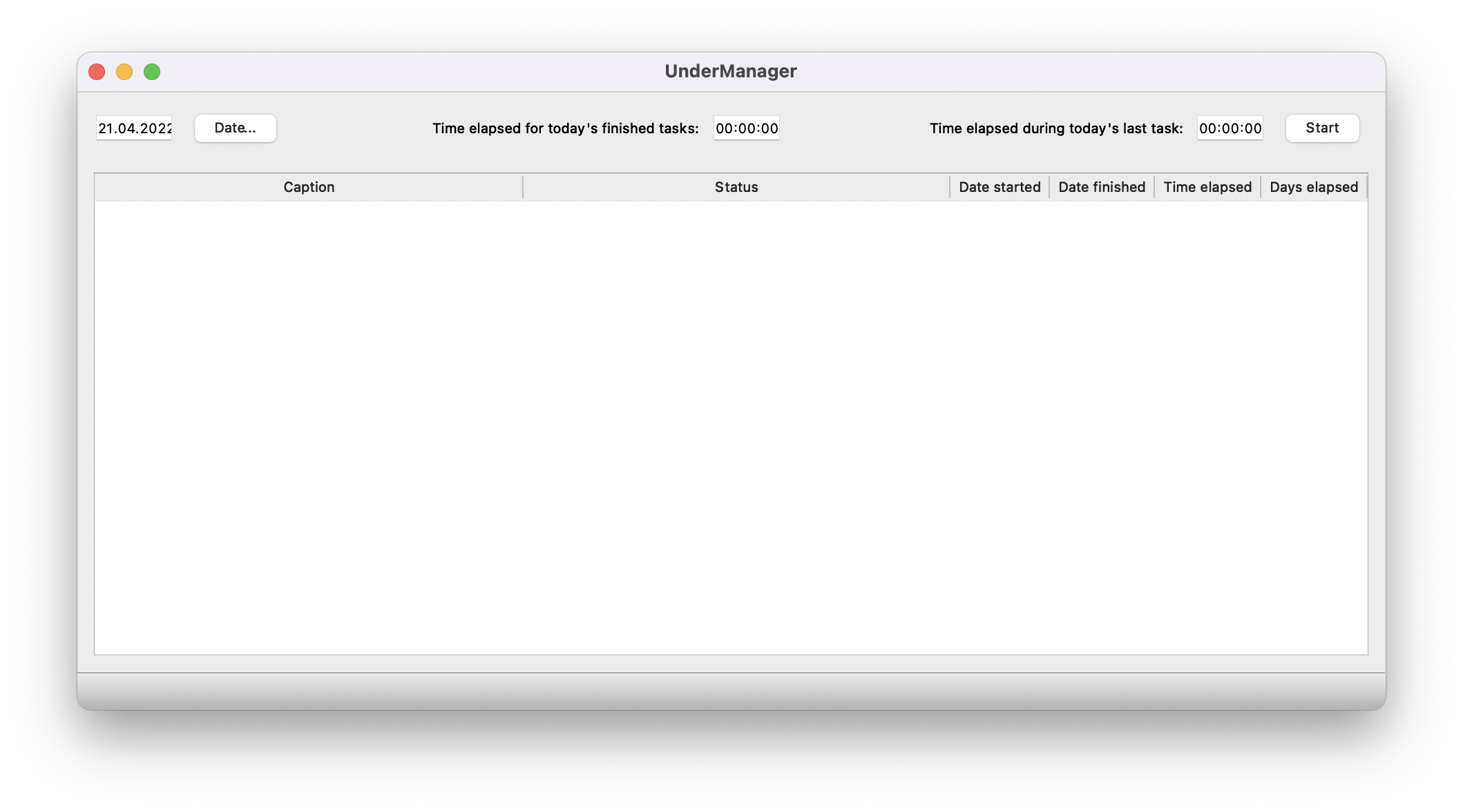 UnderManager Light Theme